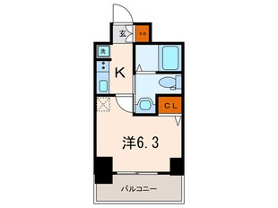 ｴｽﾃﾑﾌﾟﾗｻﾞ神戸三宮ﾙｸｼｱ(603)の物件間取画像